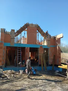Obrázok Výstavba hrubej stavby v Liptovských Kľačanoch